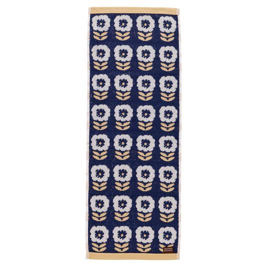 Porukka Pattern Pansy skinny towel