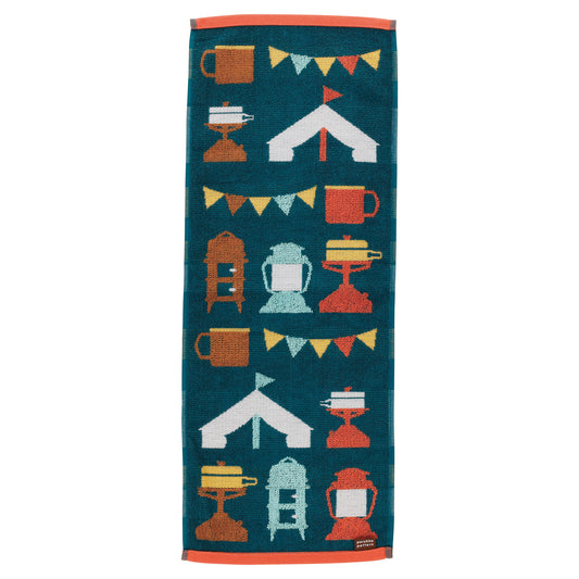 Porukka Pattern Outdoor skinny towel