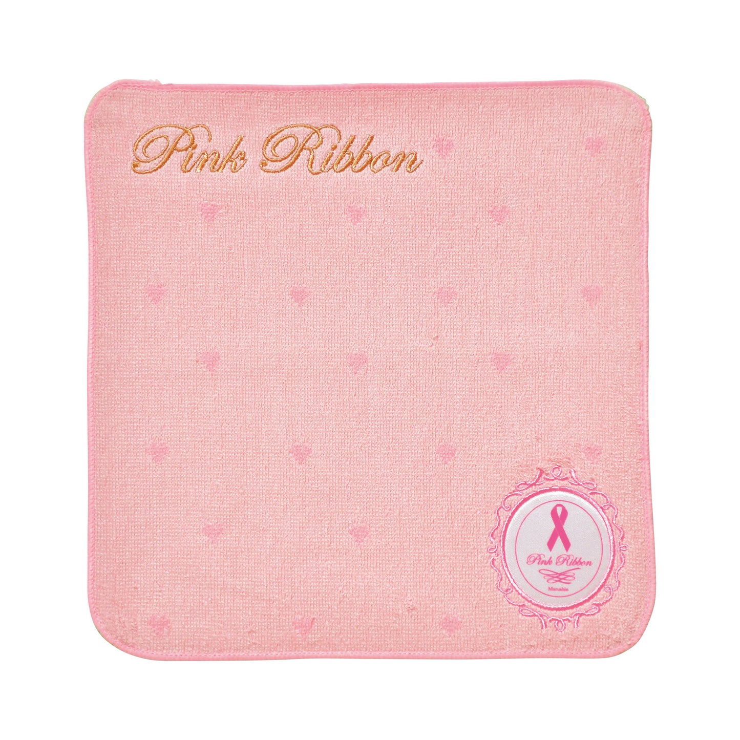 Pink Ribbon Ribbon Label mini towel