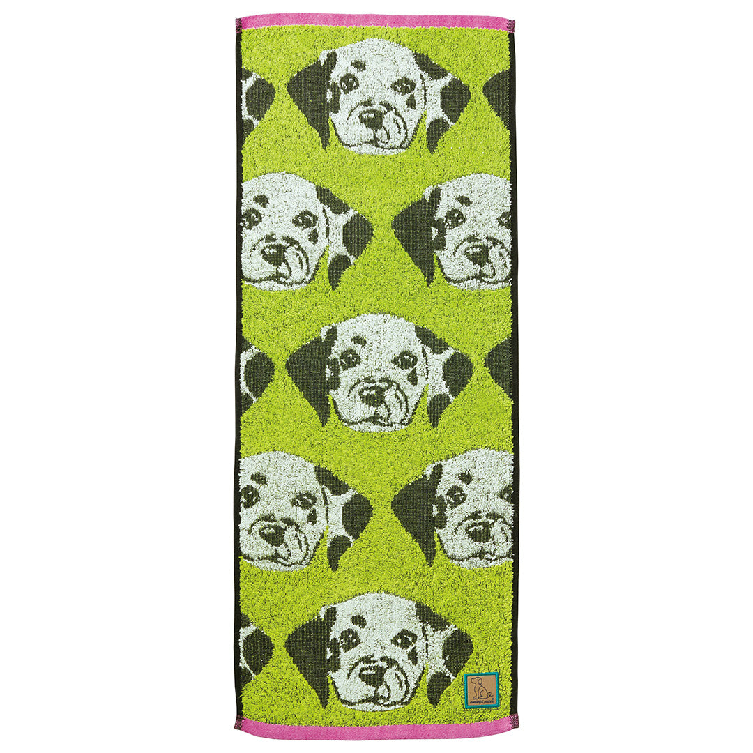 Wonderful Peace Love Eyes Dalmatian Skinny Towel