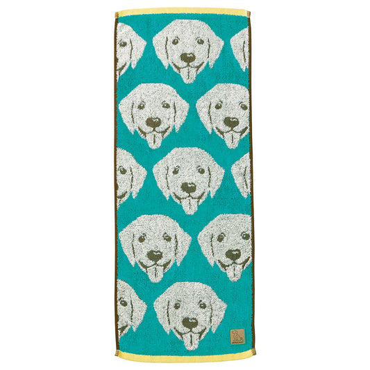 Wonderful Peace Love Eyes Labrador Retriever Skinny Towel