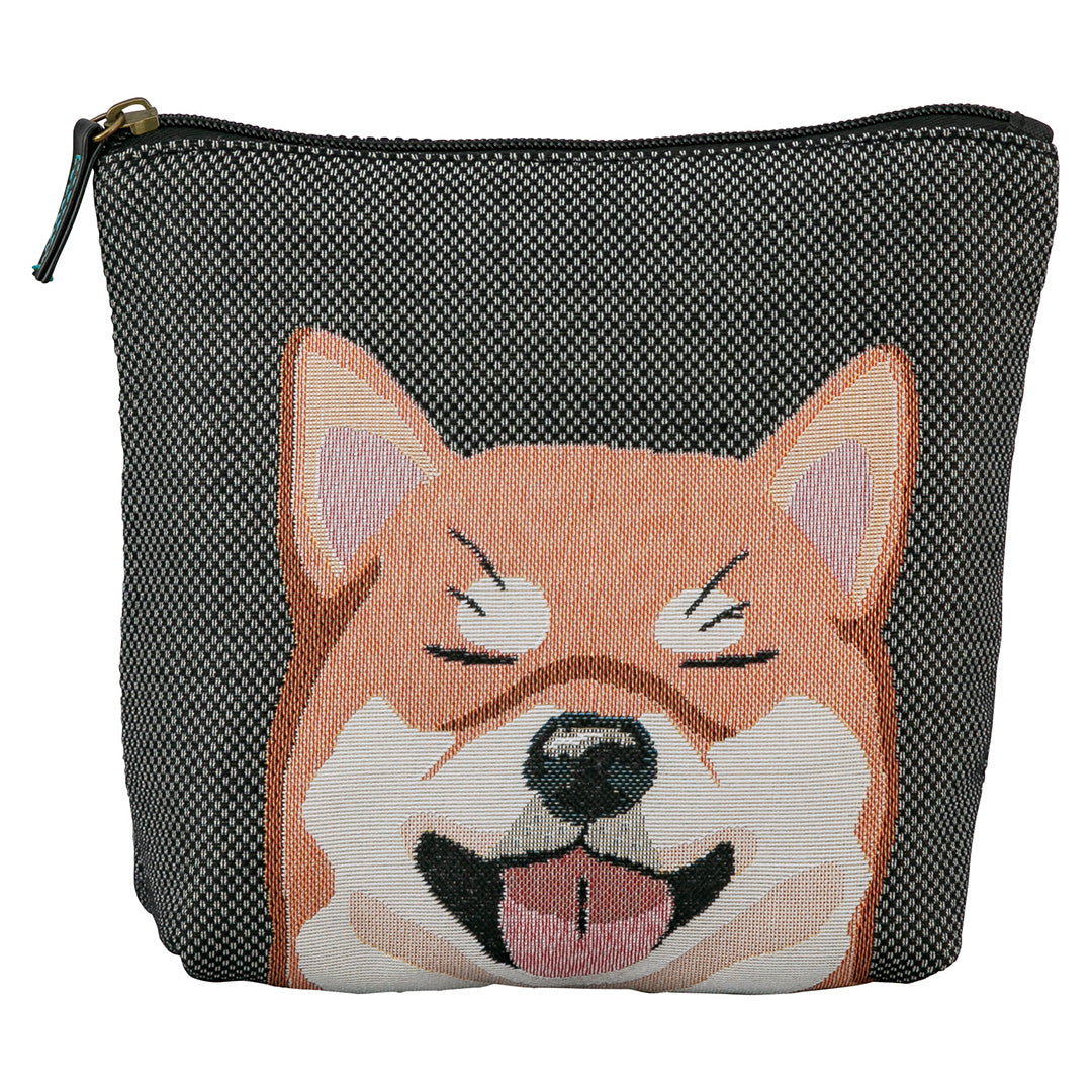 Wonderful Peace Love Eyes Shiba Inu Pouch