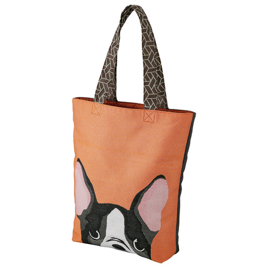 Wonderful Peace Love Eyes French Bulldog Tote Bag