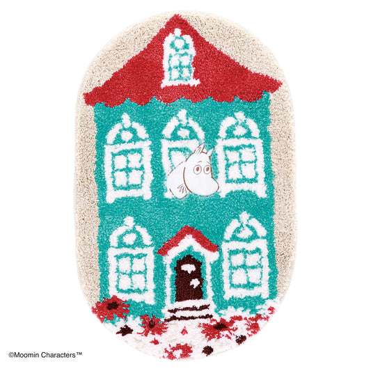 Moomin Look up through window tuface toweled mat