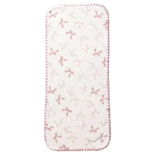 Pink Ribbon Fleur face towel