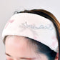 Pink Ribbon Fleur hair band