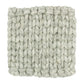 Nepal felt miscellaneous goods knit square Trivet gray