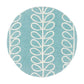 Nepal felt miscellaneous goods kitchen plant Trivet blue