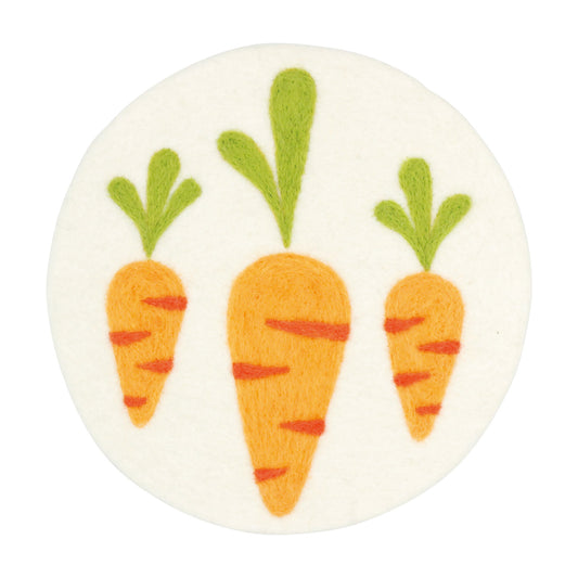 Nepal felt miscellaneous goods kitchen carrot Trivet