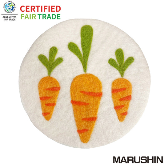 Nepal felt miscellaneous goods kitchen carrot Trivet