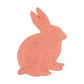 Nepal felt miscellaneous goods kitchen rabbit Trivet pink