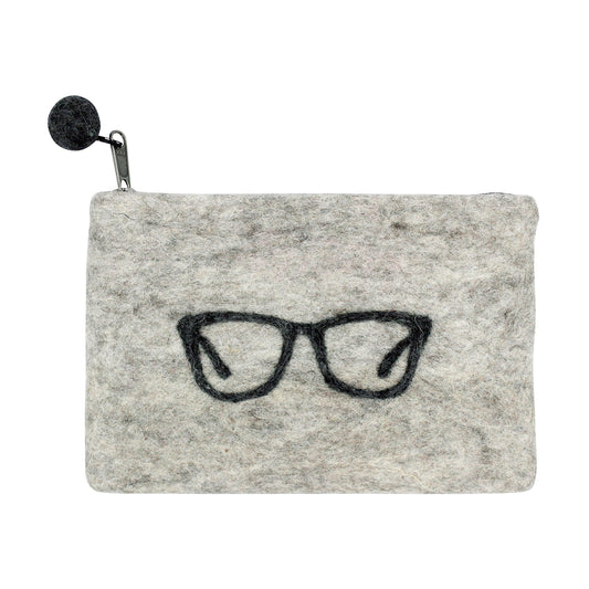 Nepal felt miscellaneous goods glasses poach