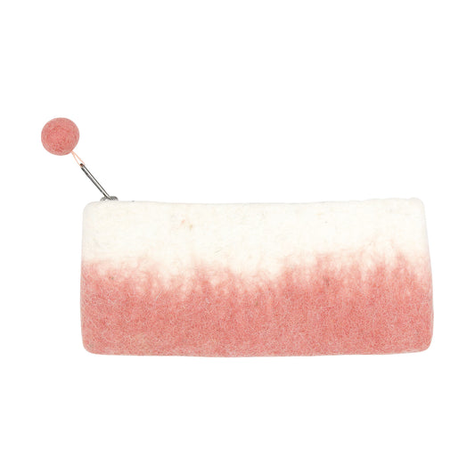Nepal felt miscellaneous goods gradation pen poach pink