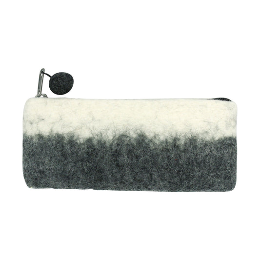 Nepal felt miscellaneous goods gradation pen poach black