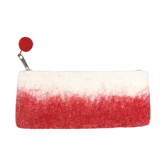 Nepal felt miscellaneous goods gradation pen poach red