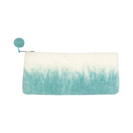 Nepal felt miscellaneous goods gradation pen poach blue