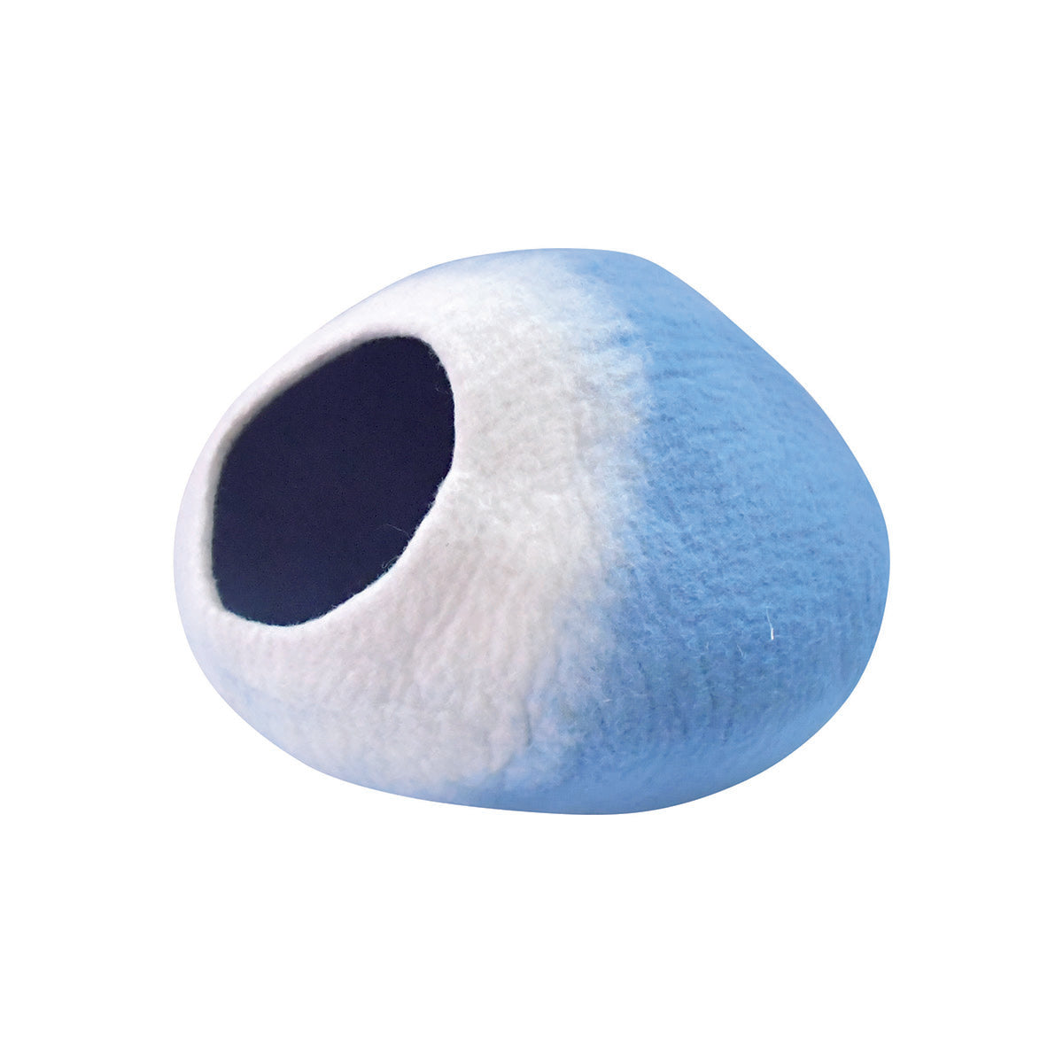 Nepal felt miscellaneous goods round wool dome cat dome blue