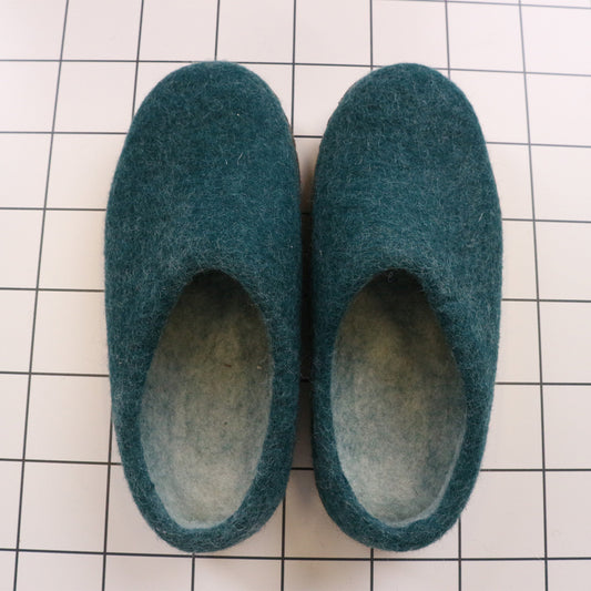 Nepal felt miscellaneous goods Pokapoka room shoes S green