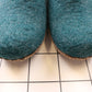 Nepal felt miscellaneous goods Pokapoka room shoes S green