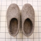 Nepal felt miscellaneous goods Pokapoka room shoes L gray