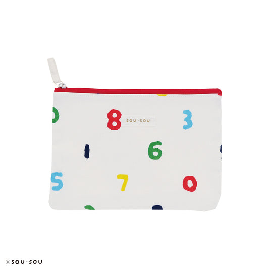 SOU・SOU SO-SU-U (five colors) flat pouch(S)