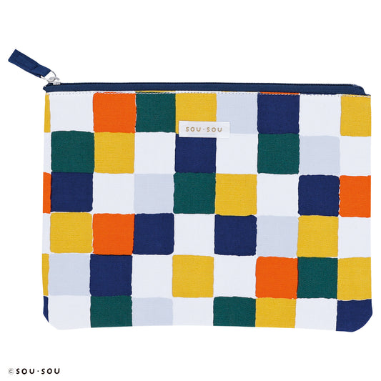 SOU・SOU Days flat pouch(L)