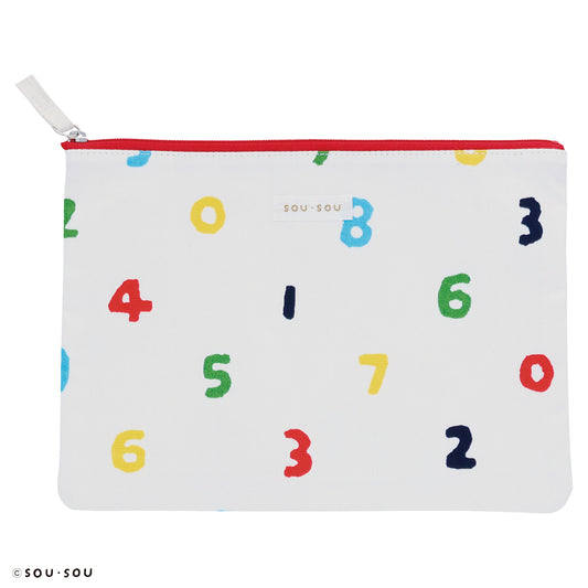 SOU・SOU SO-SU-U (five colors) flat pouch(L)