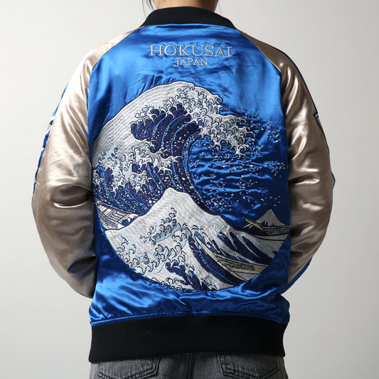 HOKUSAI The Great Wave off Kanagawa Sukajan Sukajan 3L Large size