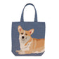 Wonderful Peace Life Corgi Tote Bag