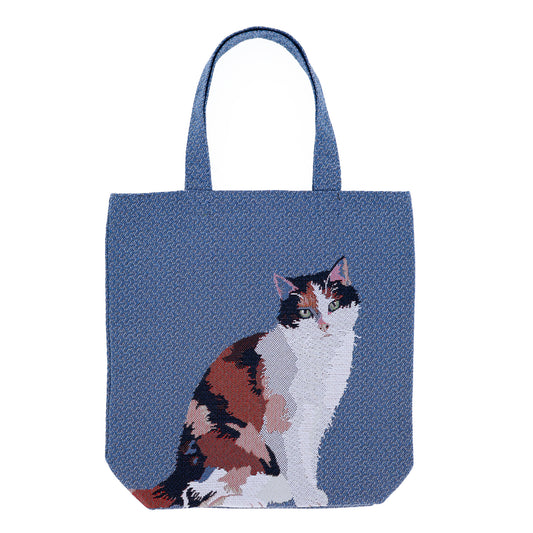 Wonderful Peace Life Calico Cat Tote Bag
