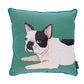 Wonderful Peace Life French Bulldog Cushion