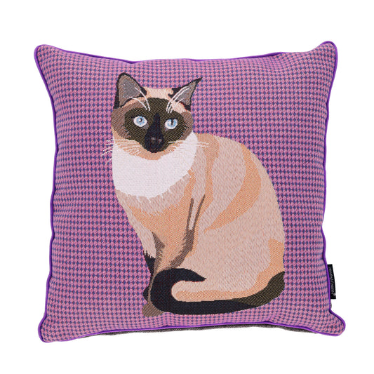 Wonderful Peace Life Siamese Cat Cushion