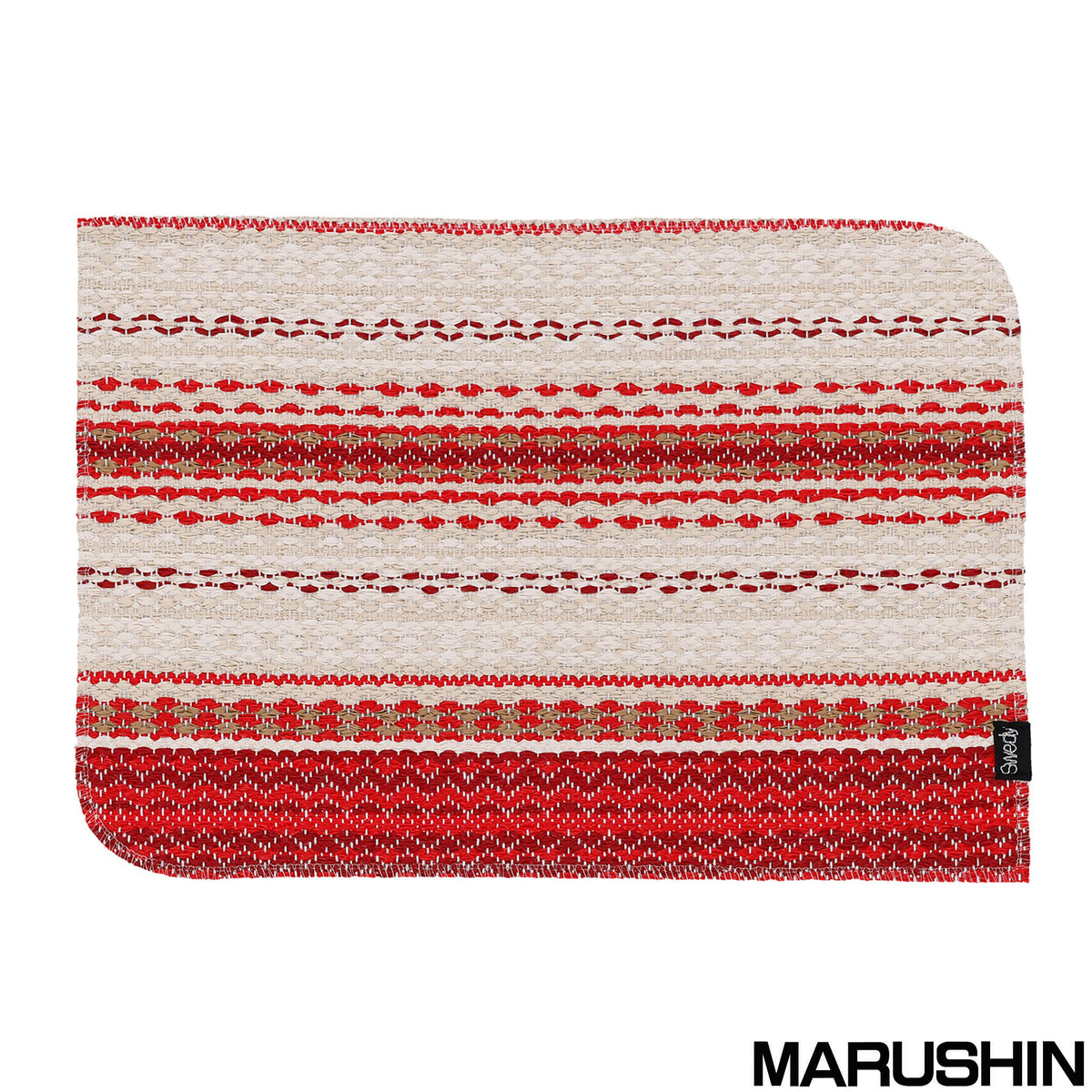 Swedy MALVA Quadratisches Tischset rot