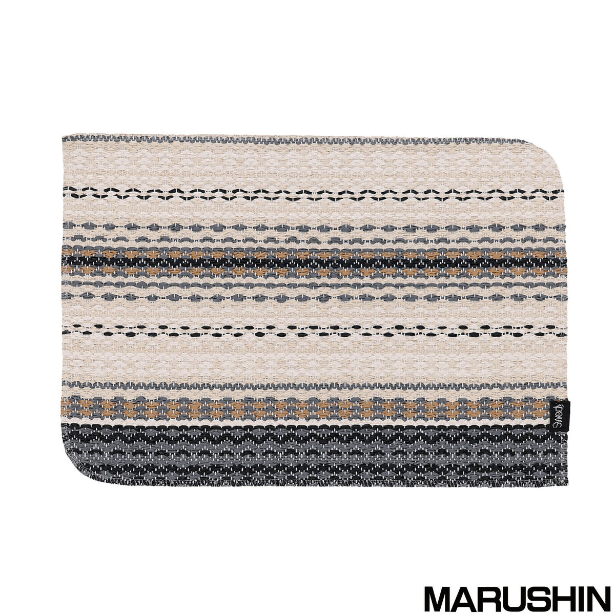 Swedy MALVA Quadratisches Tischset schwarz