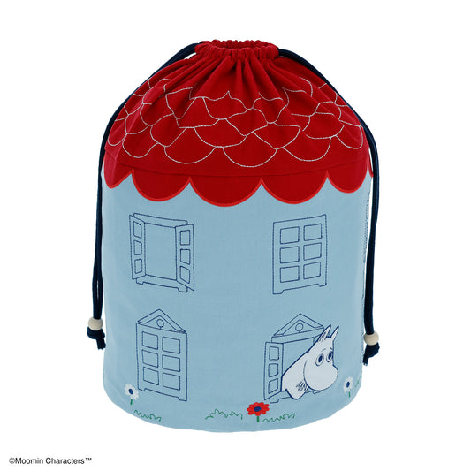 Moomin Big Moomin house storage drawstring bag