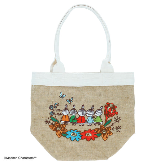 Moomin Jute Flower mini bag