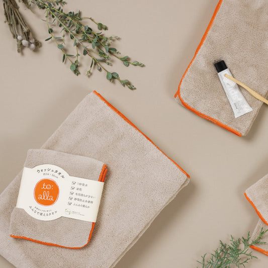 to:alla Grey wash towel