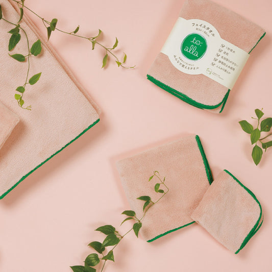 to:alla Pink face towel