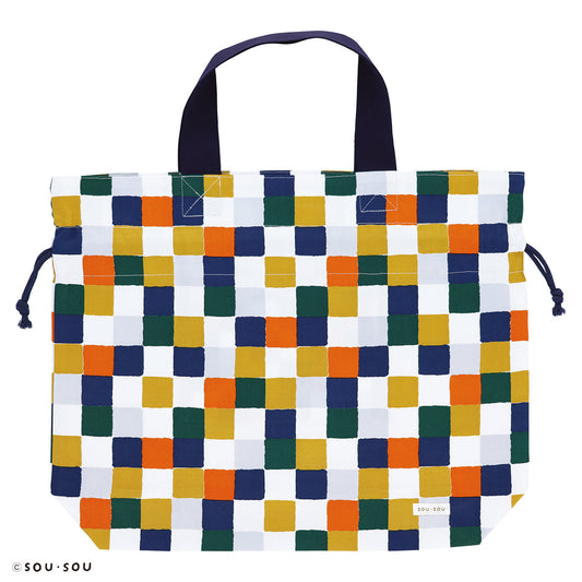 SOU・SOU Days kinchaku tote bag
