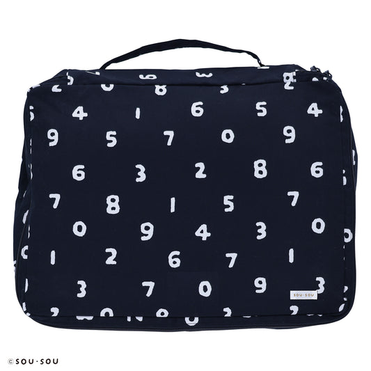 SOU・SOU SO-SU-U (nurebairo) travel pouch (L)